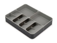 Expanding Cutlery, Utensil & Gadgets Organiser DrawerStore™ - 31,5x39,5x5,5cm - PP - grå