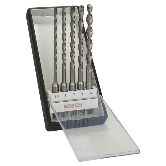 Bosch Hammerborsæt X5l 5,5-10mm 5 Stk Robustl - 2607019933