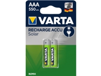 Varta Solar - Batteri 2 x AAA - NiMH - (genopladelige) - 550 mAh