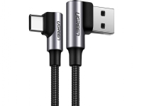 USB cable Ugreen Ugreen angled cable USB cable - USB Type C Quick Charge 3.0 QC3.0 3 A 0.5 m gray (US176 20855)