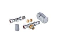 Danfoss 013G6018, Krom, Dreje, 8 - 28 °C, 540 g, Kasse, 600 g
