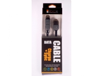 Libox microUSB/Lightning USB cable 1m, black (LB0066C)