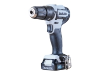 Makita HP333DSAW - Hammerbor/skruemaskine - ledningfri - 2-hastigheders - nøgleløs borepatron 10 mm - 30 N·m - 2 batterier, inkluderet oplader - 12 V