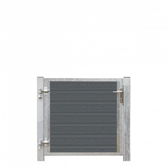 Plus Artura Kompositlåge venstrehængt - B 99 x H 95 cm + 16 cm stolper - B 99 cm x H - Komposit