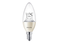 LED 40W, kerte warm glow, lille sokkel, varm hvid, klar, 1 pak - (4 stk.)
