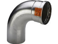 Viega Sanpress Inox XL bøjning 90° 76,1 Rustfritstål/blank, 482626