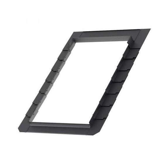 Velux Kombiinddækning Profileret Tagm 78x140 Mk08 Over Edw B＝100mm - EKW MK08 0007E