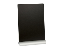 Tavle Securit A4 29x11x6 cm med Hvid tuschpen med Alu fod,6 stk/krt