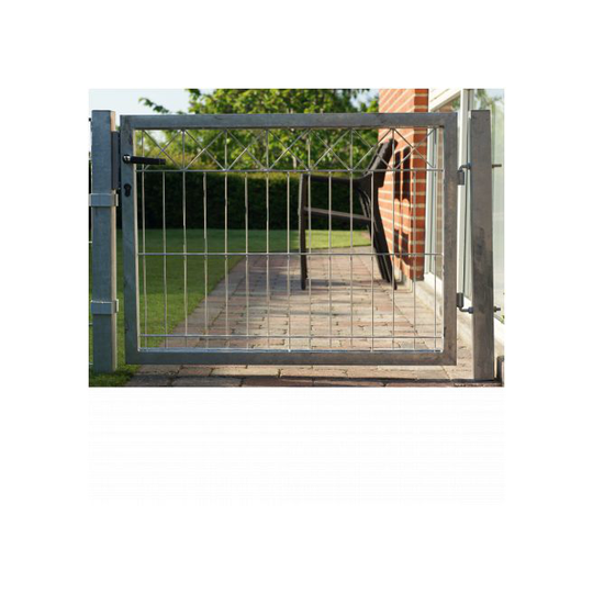 Låge F/panelhegn M/deko "X" Galv. 80 Cm