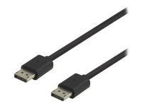 DELTACO DP8K-1030 - DisplayPort kabel - DisplayPort (han) til DisplayPort (han) - DisplayPort 1.4 - 3 m - 8K support - sort
