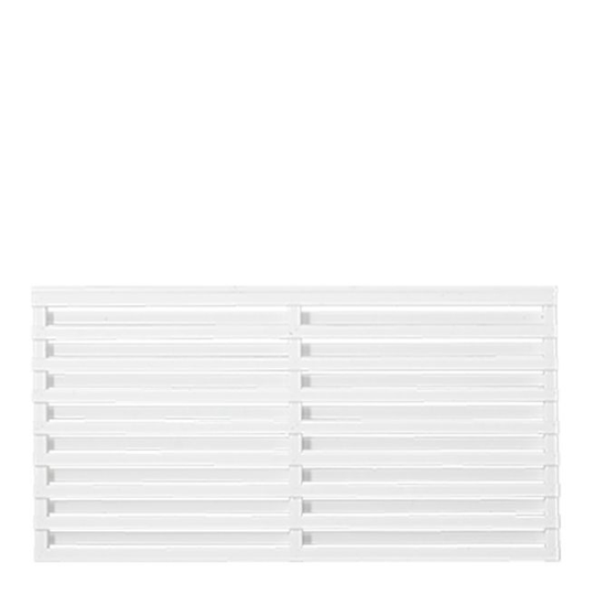 Plus Osaka Hegn - 180x93 cm - Fungicid beh. grundmalet hvid to gange - 17455-13