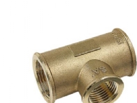 PURAFIT Tee 3/4X1/2X3/4. - .Siliciumbronze.Blyfri.