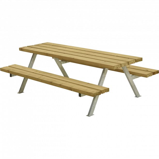 Plus Alpha Junior Bord/Bænkesæt - 177 cm - Lærk