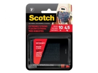 3M Extreme Fasteners 25mmx75mm sort (2x2 stk.)