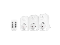 LogiLink EC0007, Type F, Type F, 230 V, 50 Hz, 16 A, Hvid
