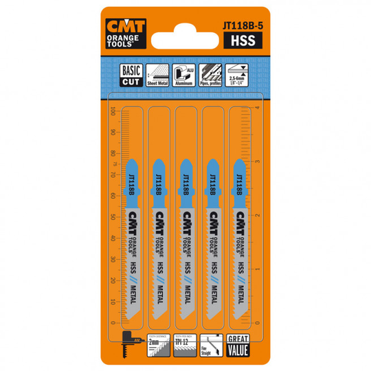 CMT Stiksavklinge 50mm HSS Metal Basic - JT118B-5