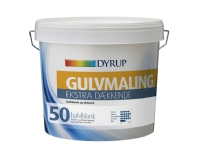 DYRUP GULVMALING - EKSTRA DÆKKENDE - HVID - 4,50L