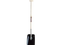 Skovl bredde 23cm, længde 126,8cm. Skovlen er ideel til at flytte jord, sand, og grus