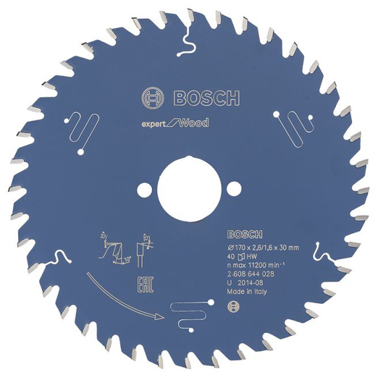 Bosch Rundsavsklinge 170x30x2.6mm 40t Exp Wood - 2608644028