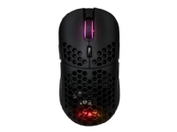 Fourze GM900 RGB - Mus - optisk - 6 knapper - trådløs/kabling - Bluetooth (2.4 GHz) - trådløs modtager (USB) - Sort