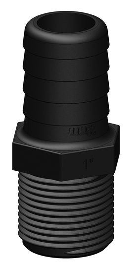 Tru-design Slangekobling 1 - 28 mm udv. Komposit