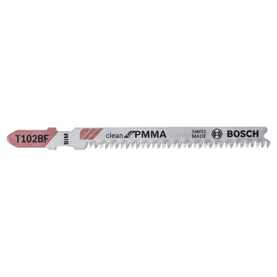 Bosch Stiksavklingeinge T102bf Pmma 3 Stk - 2608636780