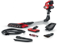 Bosch Unlimited 7 ProAnimal BBS711ANM - Støvsuger - pind/håndholdt (2-i-1) - uden pose - ledningsfri - rød - 1 batteri, inkluderet oplader