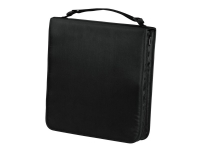 Hama CD Wallet Nylon 160 - Omslag til CD/DVD disks - 160 disks - nylon - sort