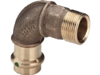 VIEGA Sanpress bøjning 3/4-18 mm 90 grader,af rødgods, SC-Contur SC-Contur med muffe/ nippel