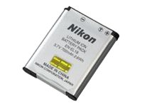 CoreParts - Batteri - Li-Ion - 700 mAh - sort - for Nikon Coolpix S100, S1000pj, S2500, S2550, S2600, S3100, S3200, S3300, S4100, S4150, S4300