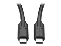 MicroConnect - USB-kabel - USB-C (han) til USB-C (han) - USB 3.2 Gen 2 - 5 - 20 V - 5 A - 2 m - USB Power Delivery (100 W) - sort