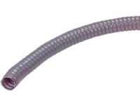 SØRENSEN & KOFOED Ledslange Ø11 mm, længde 25 meter Panserslange galvaniseret overtrukket med brandhæmmende PVC belægning grå. - (25 meter)