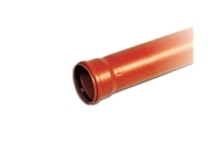 PVC-kloakrør 110x2000mm SN4 - flerlagsrør, EN13476-2. Ostendorf