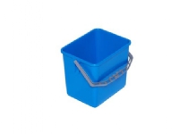Spand 6 ltr. firkantet blå