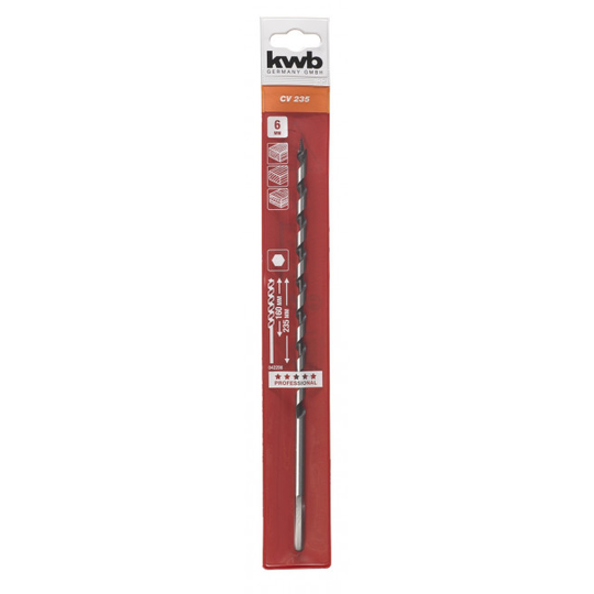 KWB Slangebor Ø6x235 mm SB-pose