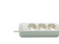 brennenstuhl Eco-Line - Stikdåse - output-stikforbindelser: 3 - 3 m - hvid