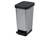 Affaldscontainer Cep, med pedal, 45 L, sort