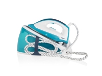 Tristar ST-8917, 2200 W, Non-stick bundplade, 3,5 bar, 1,5 L, 40 g/min, Blå, Hvid