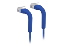 Ubiquiti UniFi - Patchkabel - RJ-45 (han) til RJ-45 (han) - 30 cm - 3 mm - CAT 6 - booted - blå