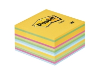 Post-it® Notes kubusblok, ultrafarver, 76 mm x 76 mm, 450 ark
