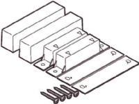 LAURITZ KNUDSEN Magnetkontaktsæt tilbehør påbygningssæt IHC Control® Alarm for 120B1251.