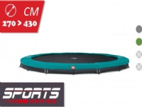 BERG Toys Trampoline Favorit InGround, fitness device (grey, round, diameter 330 cm)