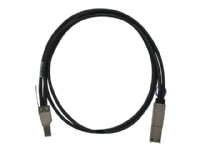 QNAP - SAS eksternt kabel - SAS 6Gbit/s - 4 x Mini SAS HD (SFF-8644) (han) til 26 pin 4x Mini SAS (han) - 50 cm - sort - for P/N: QXP-820S-B3408