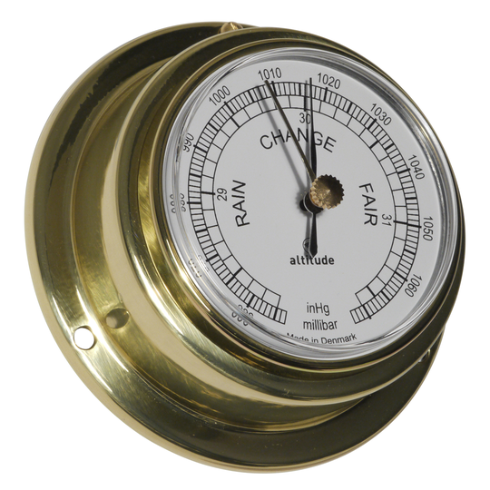 Barometer altitude ø97mm, messing
