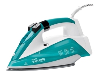 Polti Iron PLEU0252 Vaporella Quick & Slide QS210 Steam Iron, 2400 W, Water tank capacity 350 ml, Continuous steam 40 g/min, White/Blue/Black