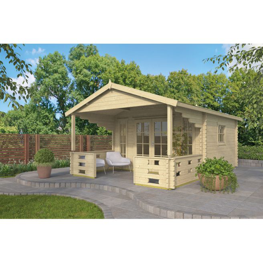 Staten Island Bjælkehytte - 44 mm - 407021N - 14,44 m²