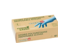 Engangshandske PU str. 9 - Think Green Hydro PU, fødevaregodk. Pudderfri, pk. á 100stk