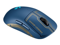 Logitech G PRO League of Legends Edition - Mus - højre- og venstrehåndet - optisk - 8 knapper - trådløs, kabling - USB, LIGHTSPEED - Logitech LIGHTSP
