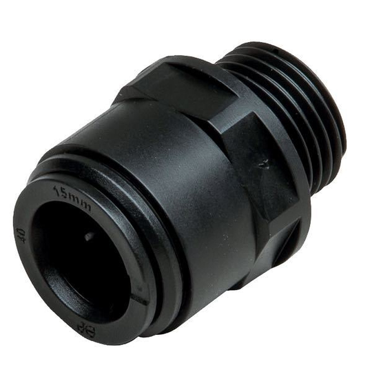 John Guest Quick Kobling 1/2 gevind ø15 mm
