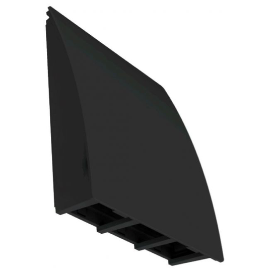 Duka Stormskærm S6b Sort Ral 9005